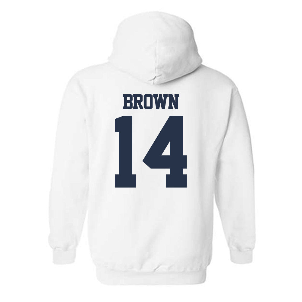 Georgia Tech - NCAA Baseball : Cade Brown - Classic Fashion Shersey Hooded Sweatshirt-1