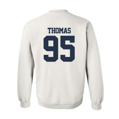 Georgia Tech - NCAA Football : Tawfiq Thomas - Classic Fashion Shersey Crewneck Sweatshirt-1