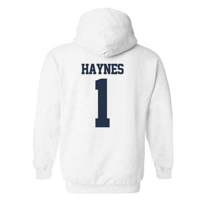 Georgia Tech - NCAA Football : Jamal Haynes - Classic Fashion Shersey Hooded Sweatshirt-1