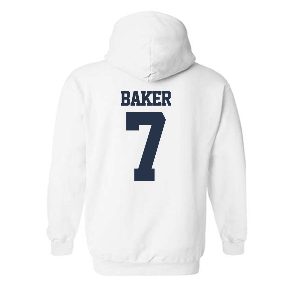 Georgia Tech - NCAA Baseball : Will Baker - Classic Fashion Shersey Hooded Sweatshirt-1