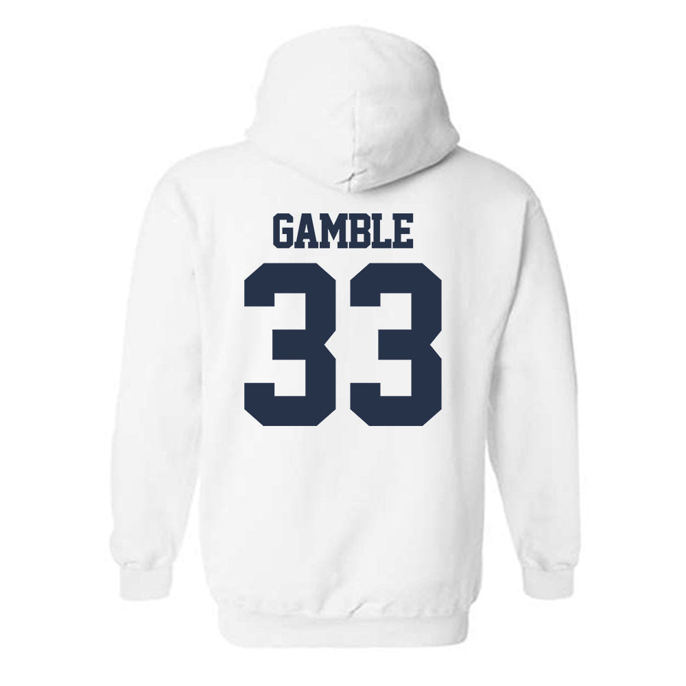 Georgia Tech - NCAA Football : CJ Gamble - Classic Fashion Shersey Hooded Sweatshirt-1