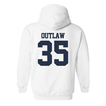 Georgia Tech - NCAA Football : Braylon Outlaw - Classic Fashion Shersey Hooded Sweatshirt-1