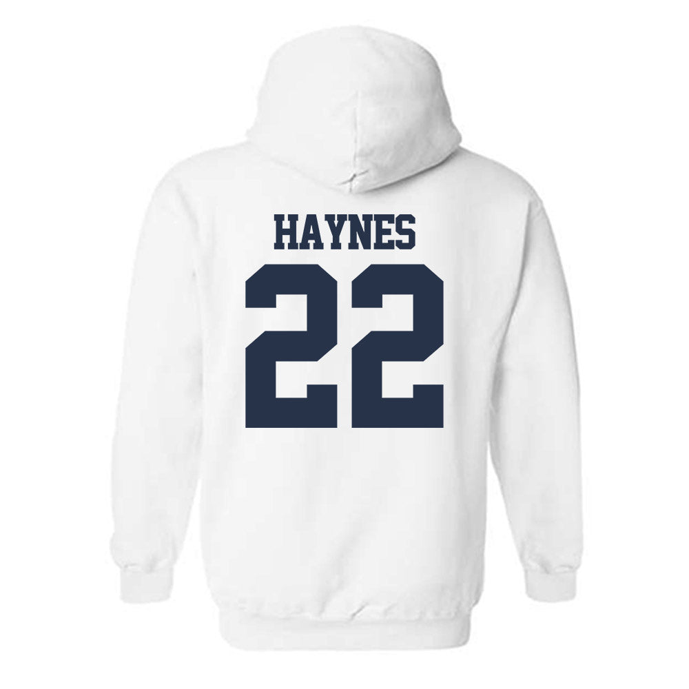 Georgia Tech - NCAA Football : Justice Haynes - Classic Fashion Shersey Hooded Sweatshirt-1