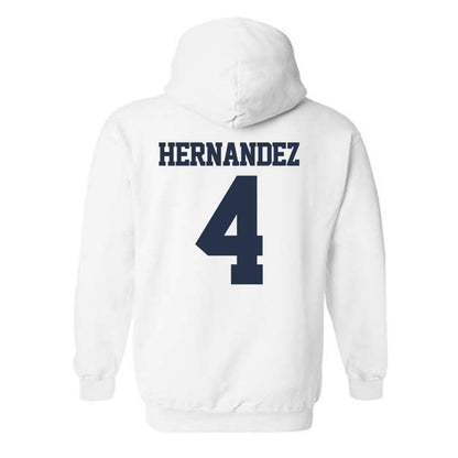 Georgia Tech - NCAA Baseball : Alex Hernandez - Classic Fashion Shersey Hooded Sweatshirt-1