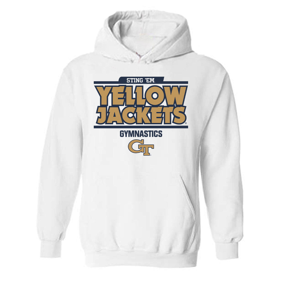 Georgia Tech - NCAA Women's Gymnastics : Sidney Fitzgerald - Classic Fashion Shersey Hooded Sweatshirt-0