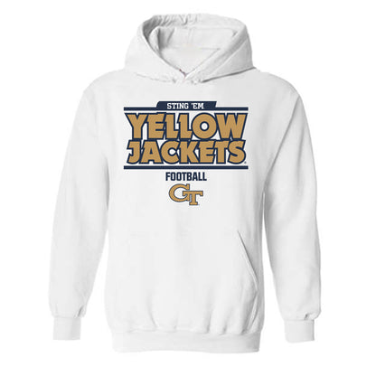 Georgia Tech - NCAA Football : Cole Bergeron - Classic Fashion Shersey Hooded Sweatshirt-0
