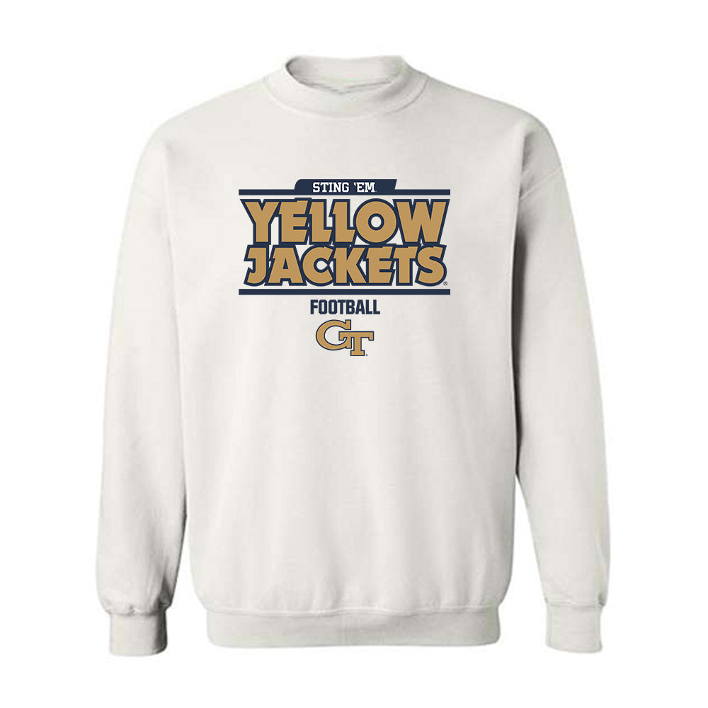 Georgia Tech - NCAA Football : Kealan Jones - Classic Fashion Shersey Crewneck Sweatshirt-0