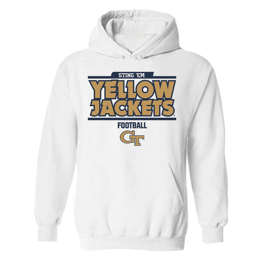 Georgia Tech - NCAA Football : Eli Rickell - Classic Fashion Shersey Hooded Sweatshirt-0