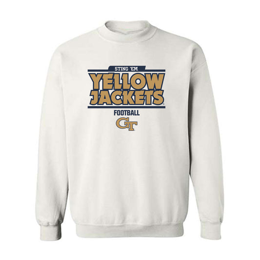 Georgia Tech - NCAA Football : Cal Keeler - Classic Fashion Shersey Crewneck Sweatshirt-0