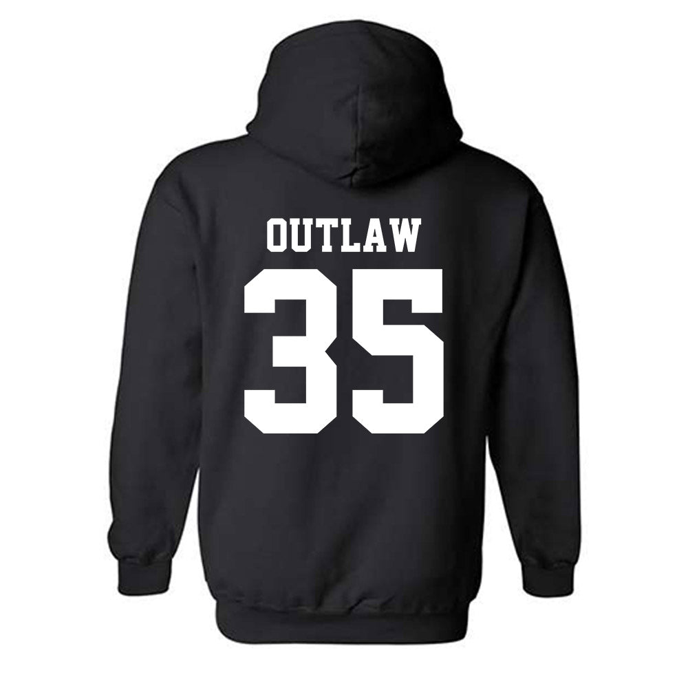 Georgia Tech - NCAA Football : Braylon Outlaw - Classic Shersey Hooded Sweatshirt-1