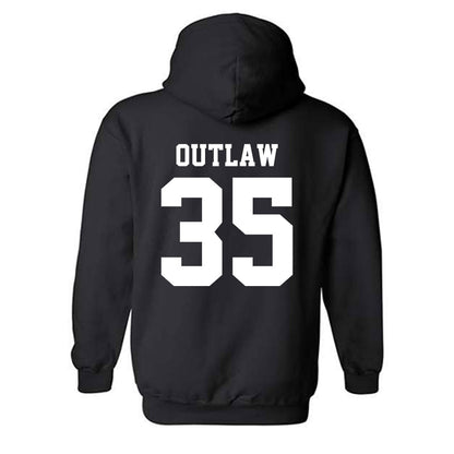 Georgia Tech - NCAA Football : Braylon Outlaw - Classic Shersey Hooded Sweatshirt-1