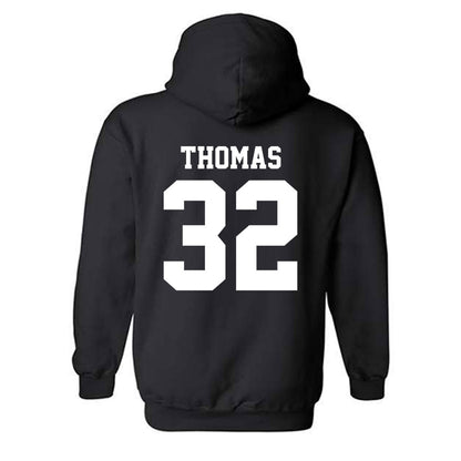Georgia Tech - NCAA Women's Basketball : D'Asia Thomas - Classic Shersey Hooded Sweatshirt-1