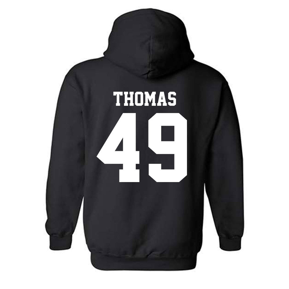 Georgia Tech - NCAA Football : Ronnie Thomas - Classic Shersey Hooded Sweatshirt-1