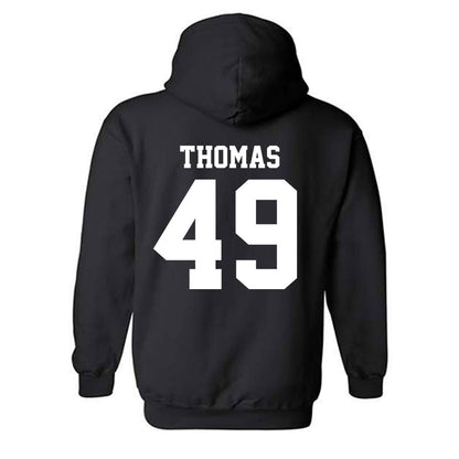 Georgia Tech - NCAA Football : Ronnie Thomas - Classic Shersey Hooded Sweatshirt-1