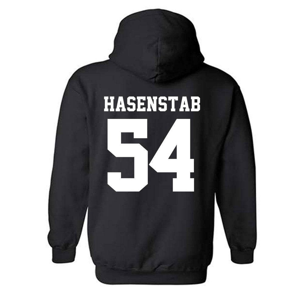 Georgia Tech - NCAA Baseball : Riley Hasenstab - Classic Shersey Hooded Sweatshirt-1
