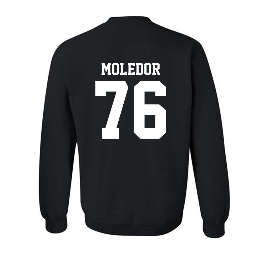Georgia Tech - NCAA Football : Krew Moledor - Classic Shersey Crewneck Sweatshirt-1