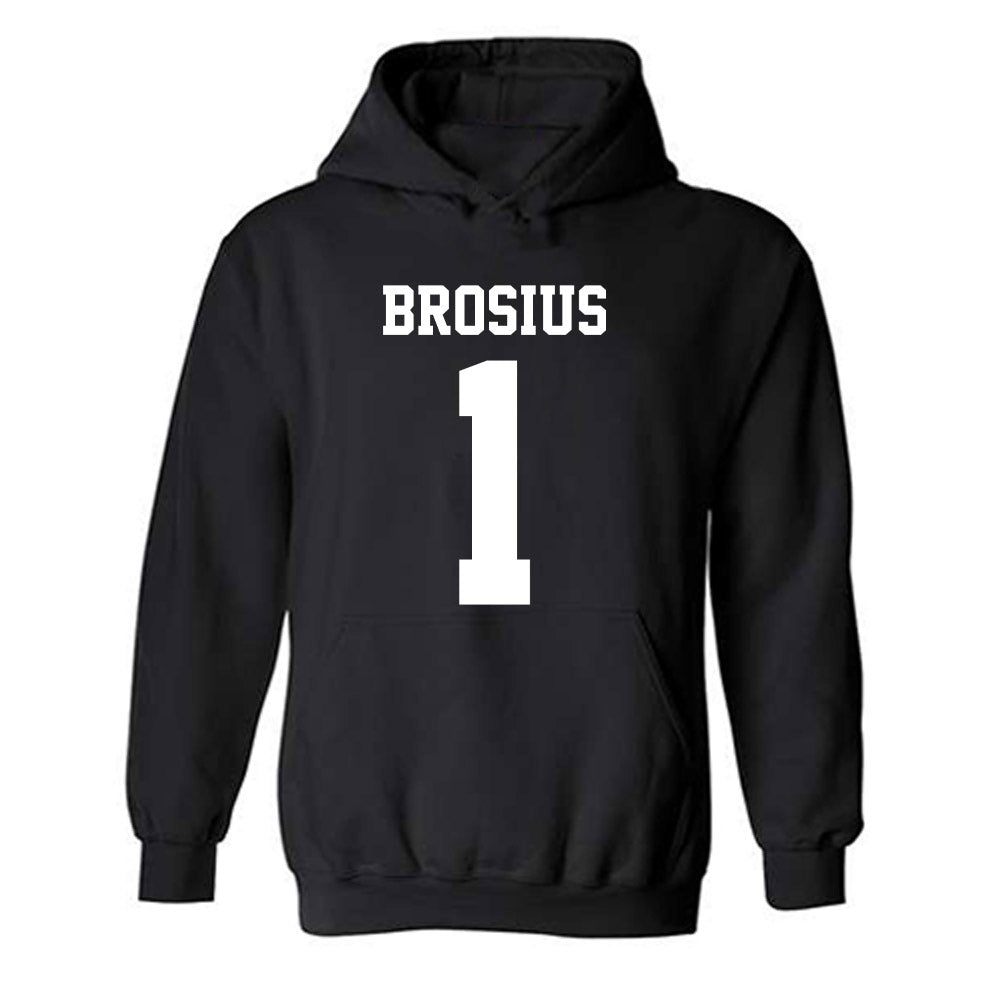 Georgia Tech - NCAA Baseball : Parker Brosius - Classic Shersey Hooded Sweatshirt-0