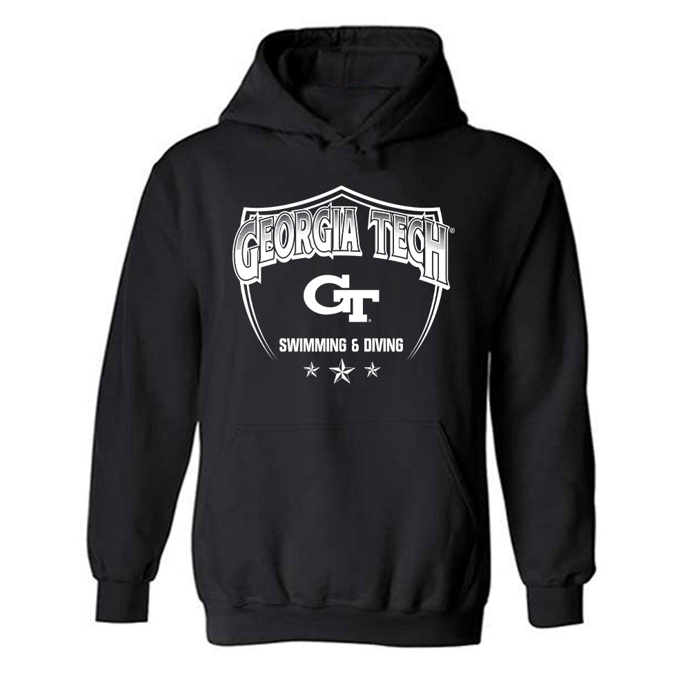 Georgia Tech - NCAA Women's Swimming & Diving : MaryGrace Guzzino - Classic Shersey Hooded Sweatshirt-0