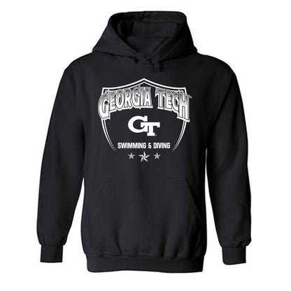 Georgia Tech - NCAA Women's Swimming & Diving : MaryGrace Guzzino - Classic Shersey Hooded Sweatshirt-0