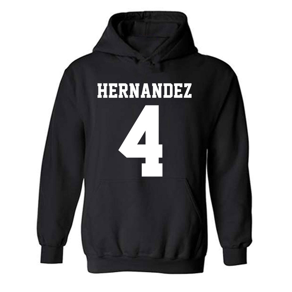 Georgia Tech - NCAA Baseball : Alex Hernandez - Classic Shersey Hooded Sweatshirt-0
