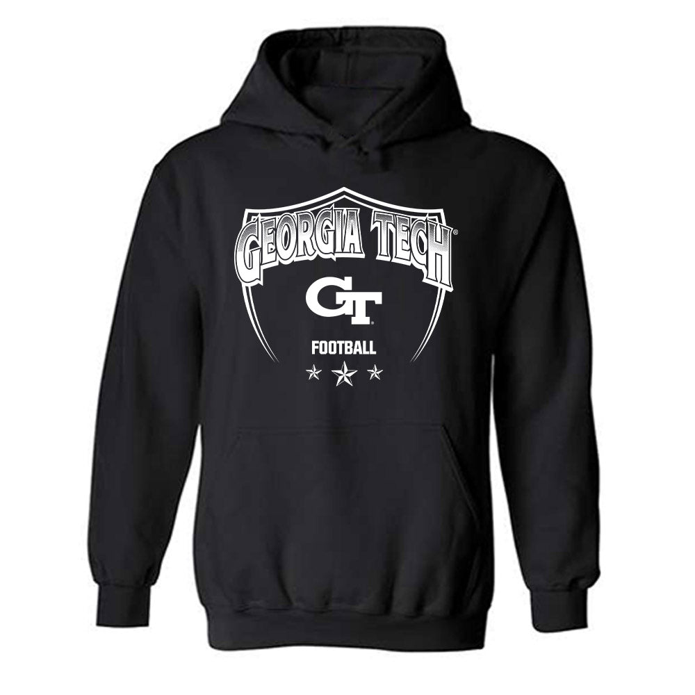 Georgia Tech - NCAA Football : Kealan Jones - Classic Shersey Hooded Sweatshirt-0