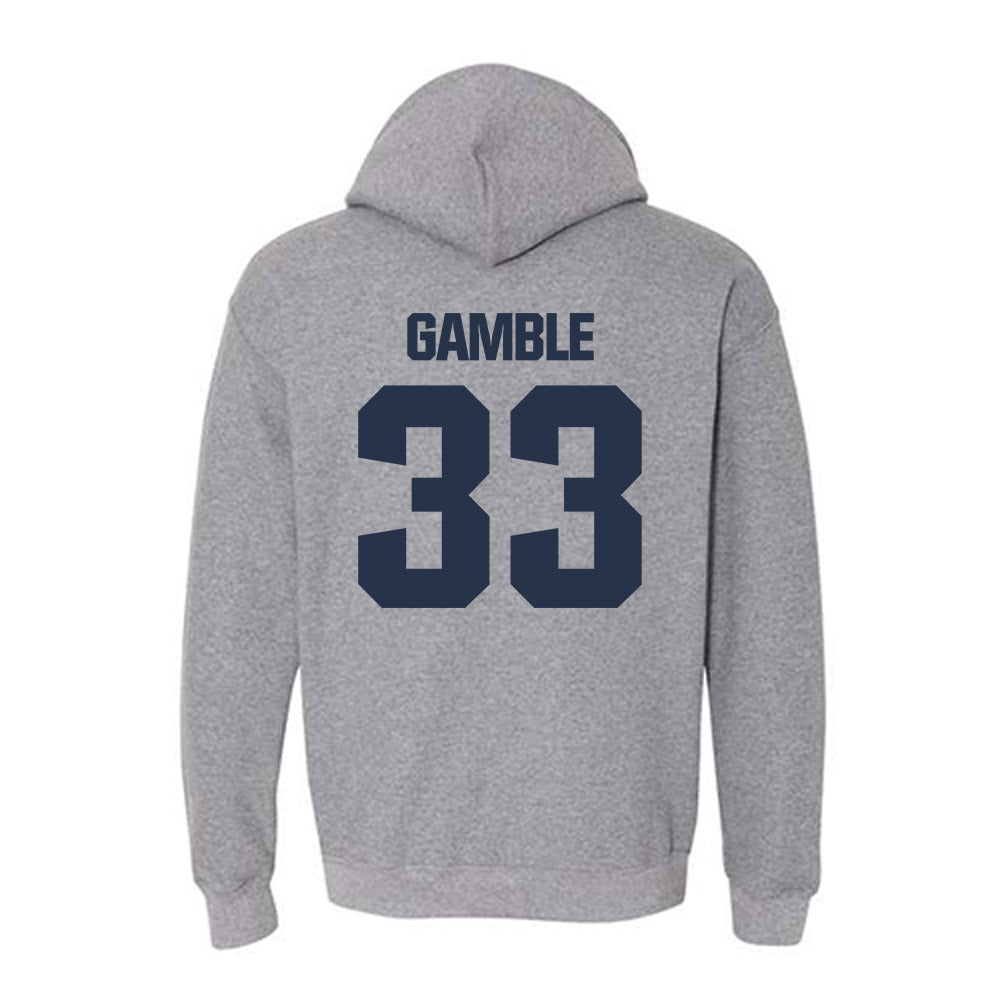 Georgia Tech - NCAA Football : CJ Gamble - Classic Shersey Hooded Sweatshirt-1