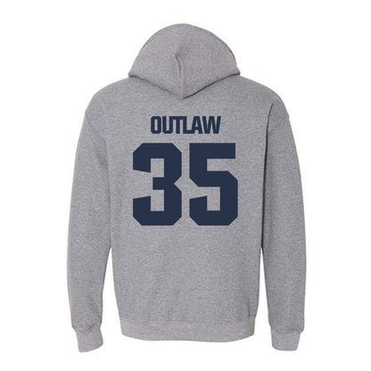 Georgia Tech - NCAA Football : Braylon Outlaw - Classic Shersey Hooded Sweatshirt-1