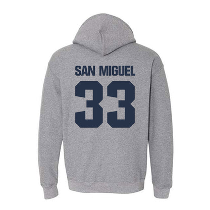 Georgia Tech - NCAA Men's Basketball : Marcos San Miguel - Classic Shersey Hooded Sweatshirt-1