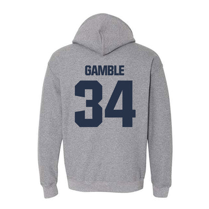 Georgia Tech - NCAA Football : CJ Gamble - Classic Shersey Hooded Sweatshirt-1