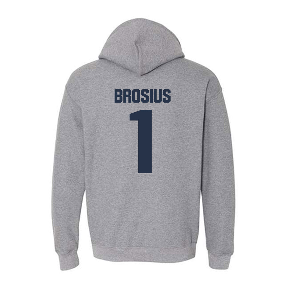 Georgia Tech - NCAA Baseball : Parker Brosius - Classic Shersey Hooded Sweatshirt-1