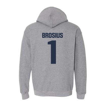 Georgia Tech - NCAA Baseball : Parker Brosius - Classic Shersey Hooded Sweatshirt-1