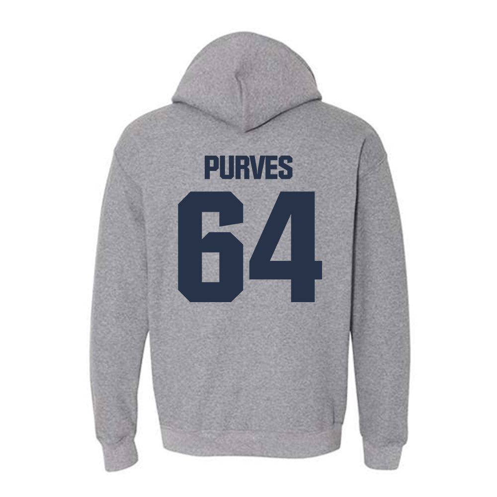 Georgia Tech - NCAA Football : Ryan Purves - Classic Shersey Hooded Sweatshirt-1