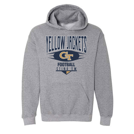 Georgia Tech - NCAA Football : Kevin Peay, Jr. - Classic Shersey Hooded Sweatshirt-0