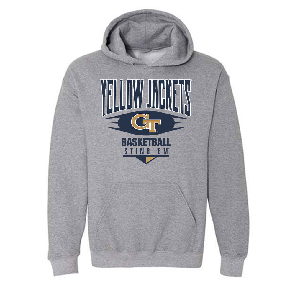 Georgia Tech - NCAA Men's Basketball : Peyton Marshall - Classic Shersey Hooded Sweatshirt-0