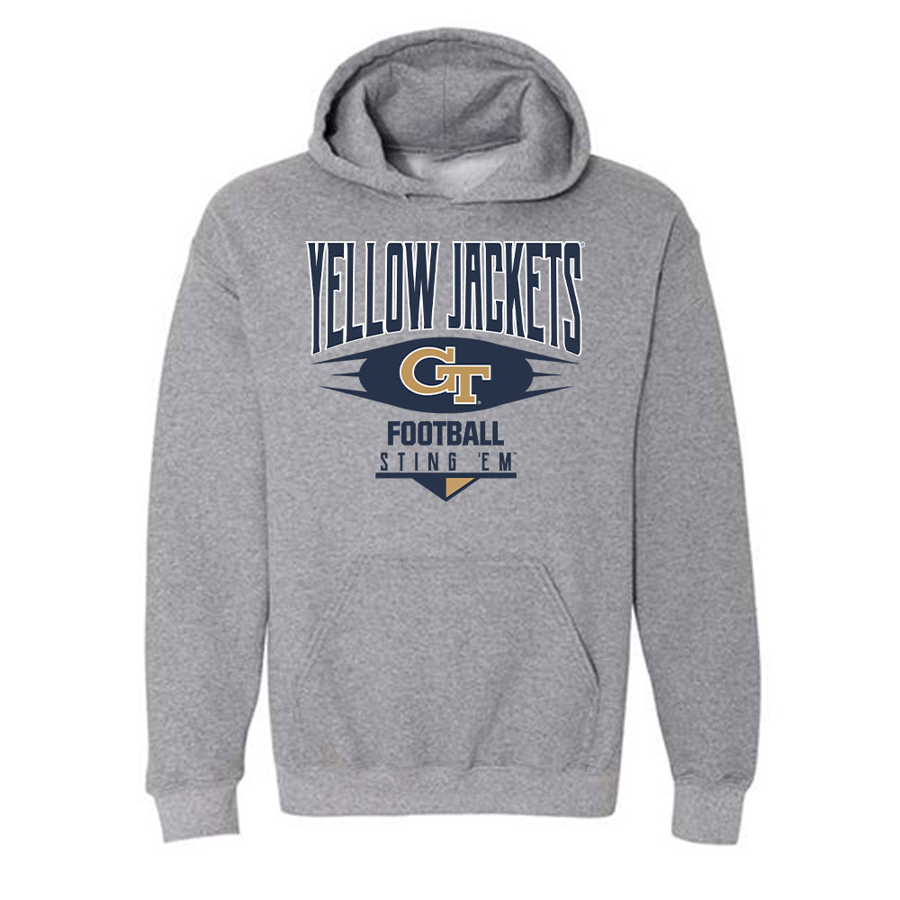 Georgia Tech - NCAA Football : Vincent Jackson - Classic Shersey Hooded Sweatshirt-0