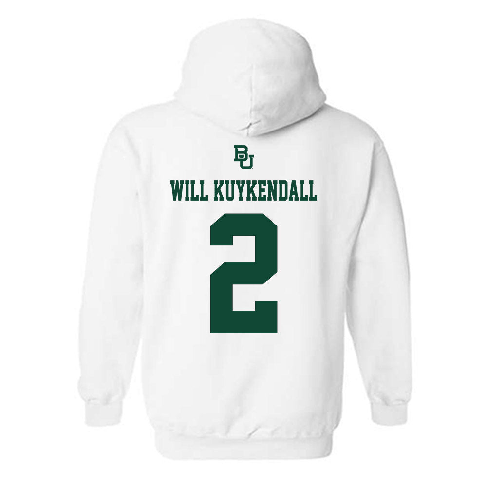 Baylor - NCAA Men's Basketball : Will Will Kuykendall - Sports Shersey Hooded Sweatshirt-1