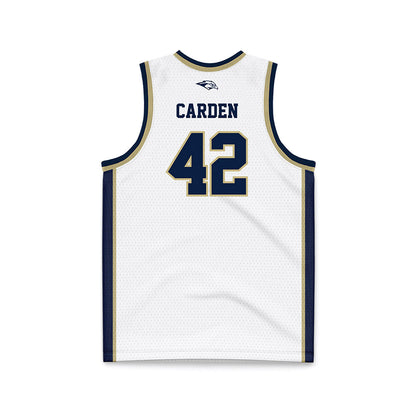 Oral Roberts - NCAA Women's Basketball : Mary Carden - White Basketball Jersey-1
