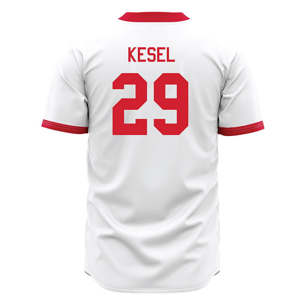 Miami of Ohio - NCAA Baseball : Kyle Kesel - White Jersey-1