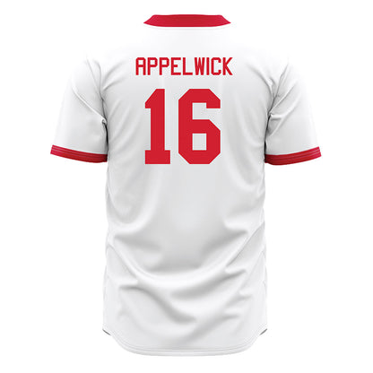 Miami of Ohio - Baseball Alumni : Evan Appelwick - White Jersey-1