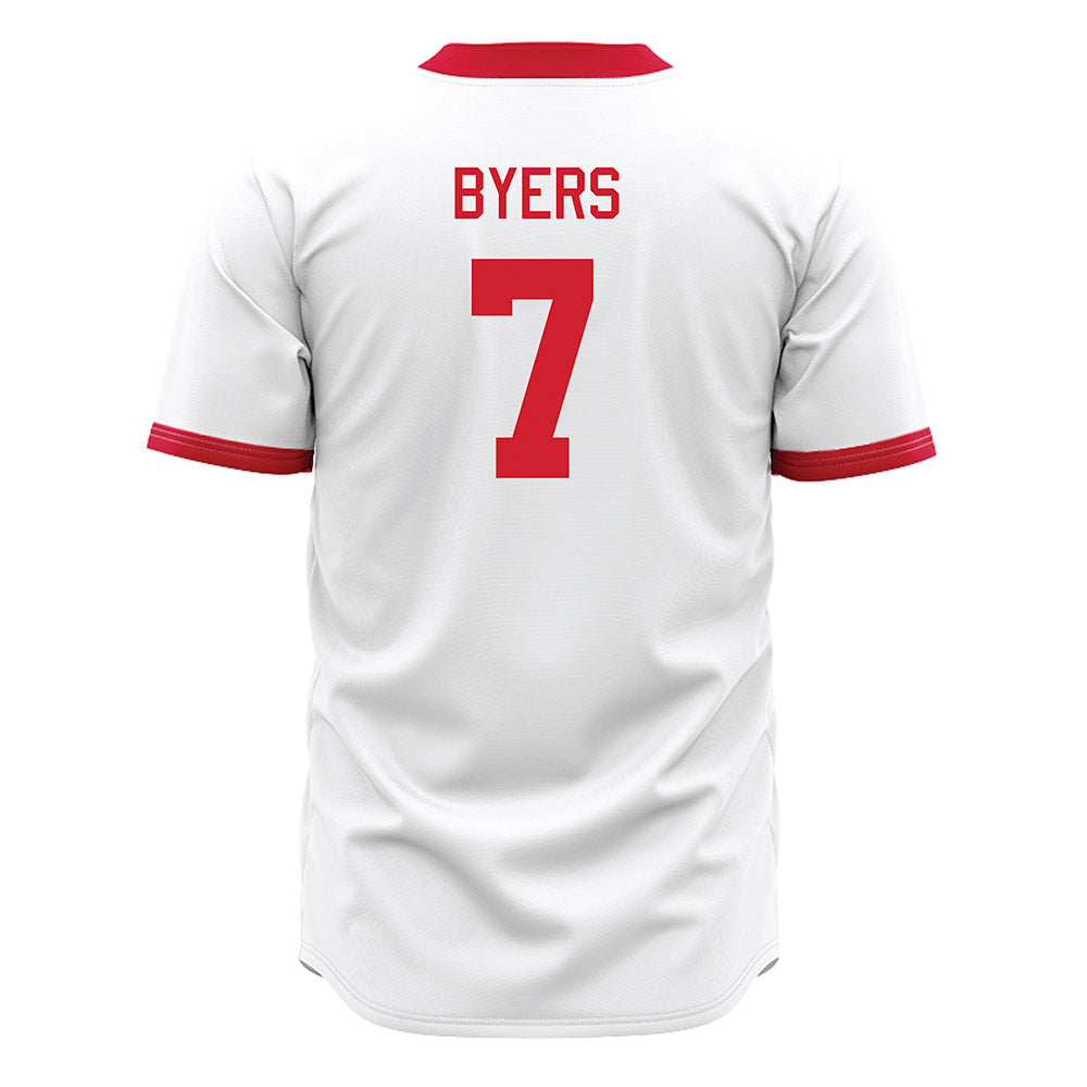 Miami of Ohio - NCAA Baseball : Carson Byers - White Jersey-1