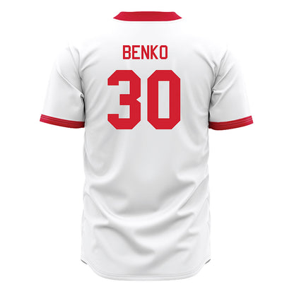 Miami of Ohio - Baseball Alumni : Troy Benko - White Jersey-1