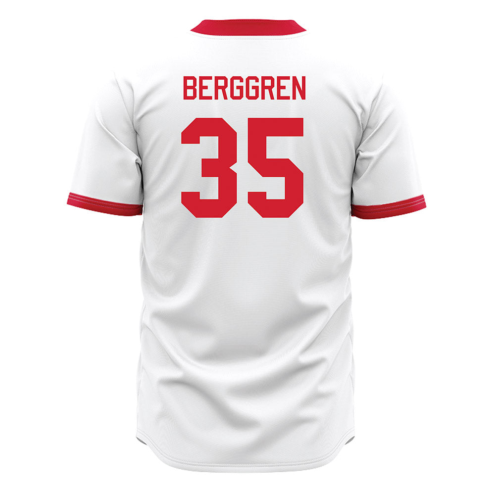 Miami of Ohio - NCAA Baseball : Austin Berggren - White Jersey-1