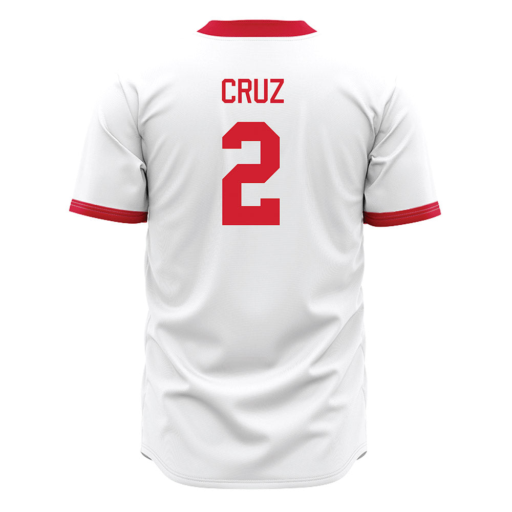 Miami of Ohio - NCAA Baseball : Diego Cruz - White Jersey-1