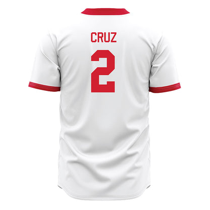 Miami of Ohio - NCAA Baseball : Diego Cruz - White Jersey-1