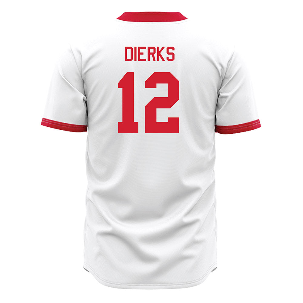 Miami of Ohio - NCAA Baseball : Marcus Dierks - White Jersey-1