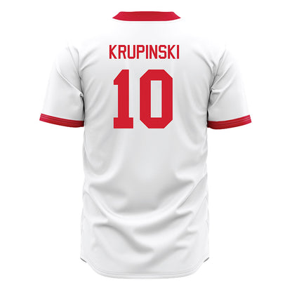 Miami of Ohio - NCAA Baseball : Dominic Krupinski - White Jersey-1