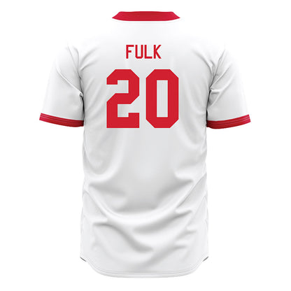 Miami of Ohio - NCAA Baseball : Landon Fulk - White Jersey-1