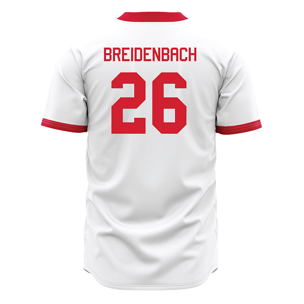 Miami of Ohio - NCAA Baseball : Mason Breidenbach - White Jersey-1