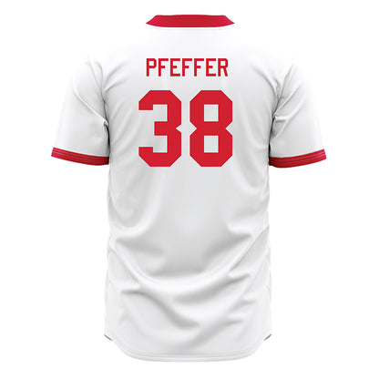 Miami of Ohio - Baseball Alumni : Kaden Pfeffer - White Jersey-1