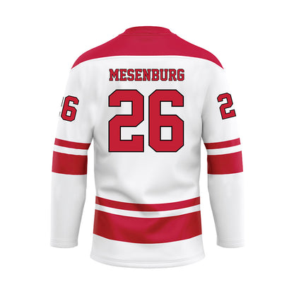 Miami of Ohio - NCAA Men's Ice Hockey : Blake Mesenburg - White Hockey Jersey-1